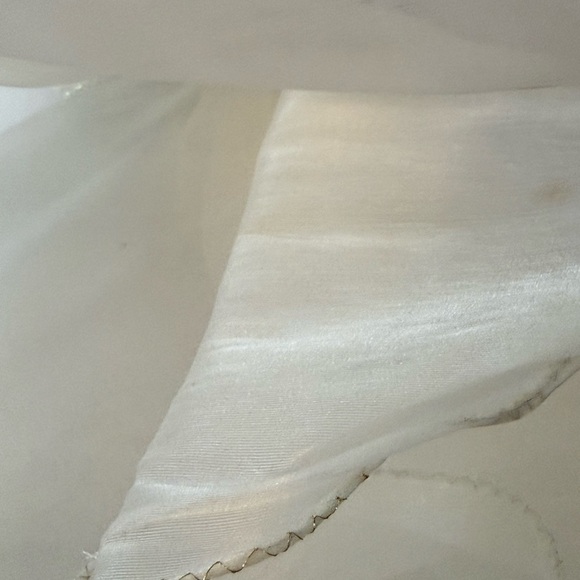 Vintage Home Interior Angel Tree Topper White Glitter Wings - Picture 5 of 6